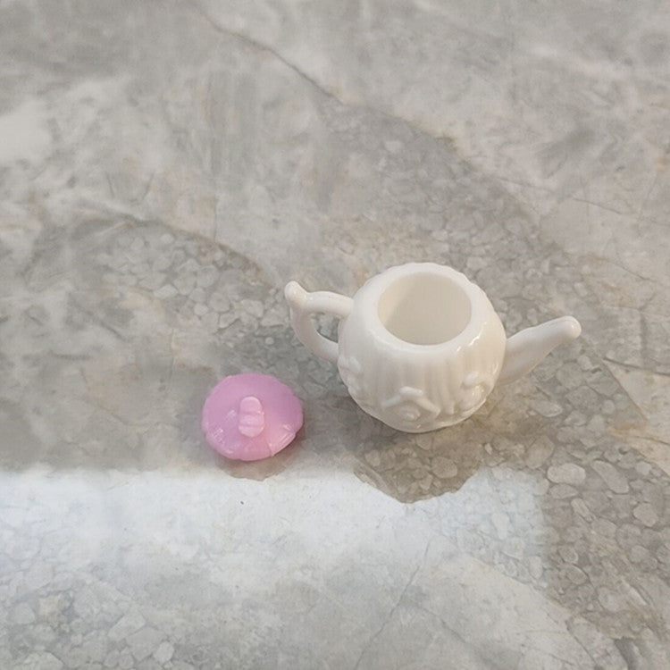 Wholesale  toy doll accessories, teapot, toy teacup color random, one teapot two teacups